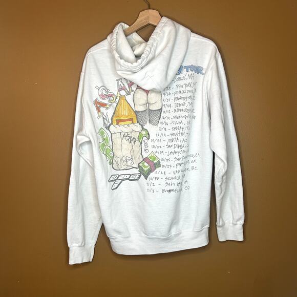 Rare Asap Mob Too Cozy Tour Hoodie RARE - Picture 7 of 9